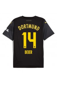 Borussia Dortmund Maximilian Beier #14 Voetbaltruitje Uit tenue 2024-25 Korte Mouw